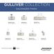 Gulliver 23 inch Galvanized with Galvanized Finish Blades Fandelier
